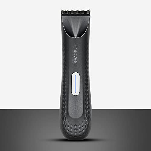 Manscape-Body Hair Trimmer for Men IPX7 Waterproof Ball Trimmer Pubic Hair with LED Light USB-C Rechargeable Wet/Dry Use for Beard Face Groin Manscaping No Nicks