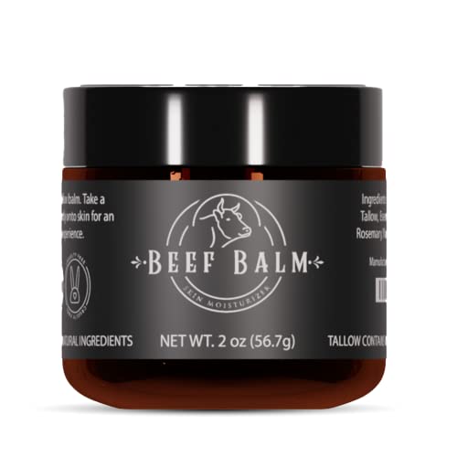 Beef Balm Beef Tallow Moisturizer - Vanilla Grass-Fed Tallow Face & Body Cream