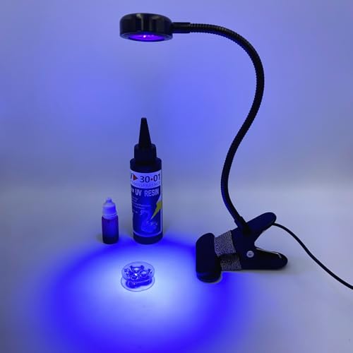 5W Gooseneck UV Light for Resin Curing - Adjustable LED Lamp