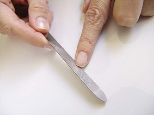 Seki EDGE Nail File with Pusher - 1 Count, All-in-One Manicure Tool