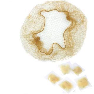 Biendo Blonde Elastic Mesh Hair Nets 30 Pack for Ballet & Dance