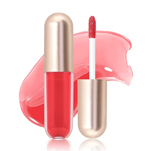KISSIO Lip Plumper Gloss Dogwood - Moisturizing, Cooling, Cruelty-Free, 0.19 oz