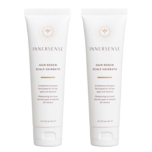 Innersense Organic Beauty Hair Renew Scalp Hairbath Shampoo, 2oz (2-Pack)