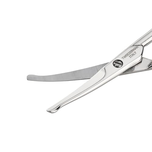 Tweezerman Stainless Steel Facial Hair Scissors with Rounded Tip