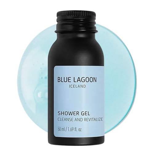 Blue Lagoon Shower Gel - Revitalizing Body Wash 50ML - Lightweight Gel Texture & Soft Fragrance