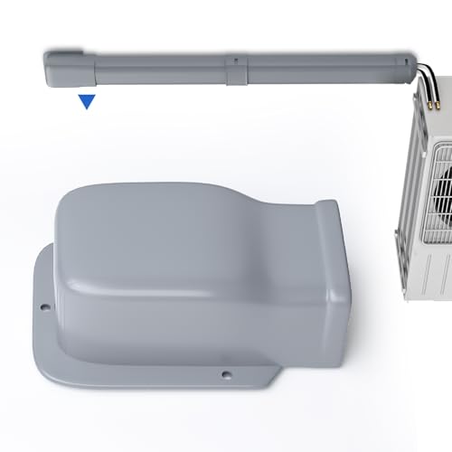 3" Mini Split Line Set Cover Kit - PVC Wall Cover for AC Units