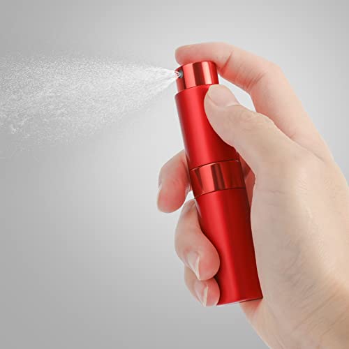 Saiveina 8ml Refillable Travel Perfume Atomizer Bottles - 4 Pack
