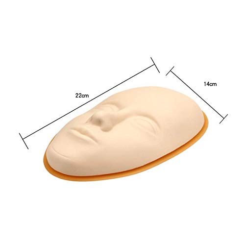 Silicone Practice Head for Microblading Lip and Eyebrow Tattooing - 3 Pack