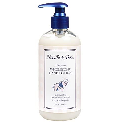Noodle & Boo Wholesome Hand Lotion - Gentle Moisturizing Cream, 12 Fl Oz
