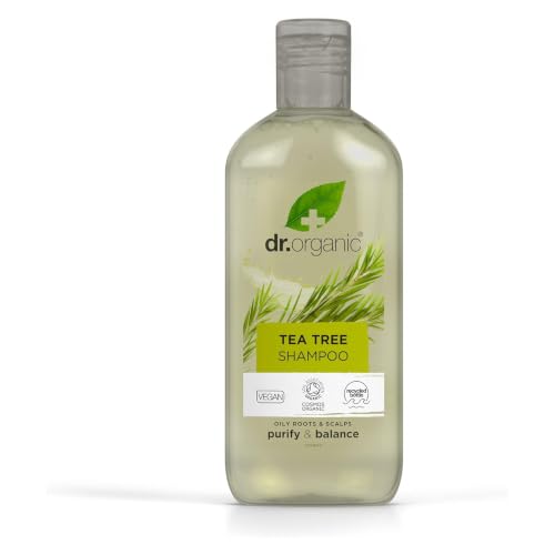 Organic Tea Tree Shampoo with Aloe Vera & Peppermint - 9 oz