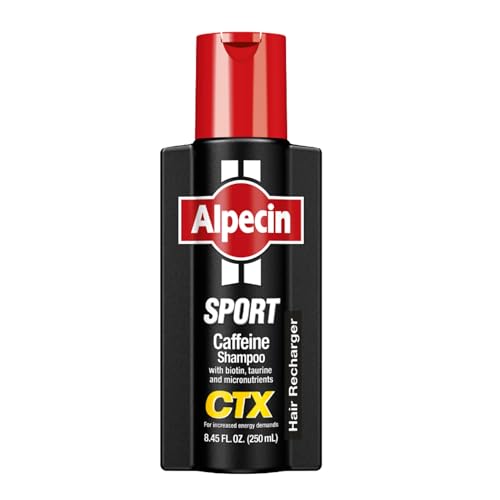 Alpecin CTX Sport Caffeine Shampoo 8.4 Fl Oz - Promotes Hair Growth & Thickness