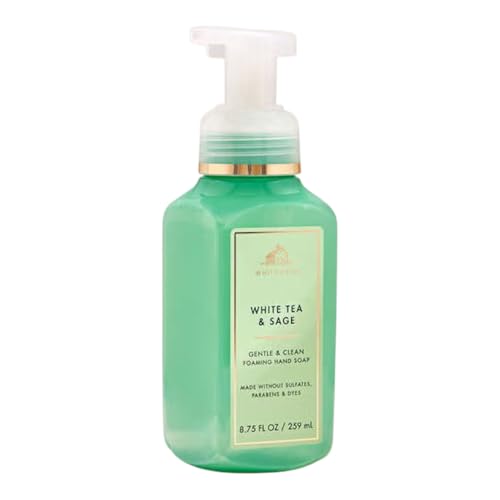 Bath & Body Works White Tea & Sage Gentle Foaming Hand Soap 8.75 oz
