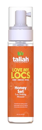 Taliah Waajid Love My Locs Honey Mousse 8oz - Natural Style Hold & Shine