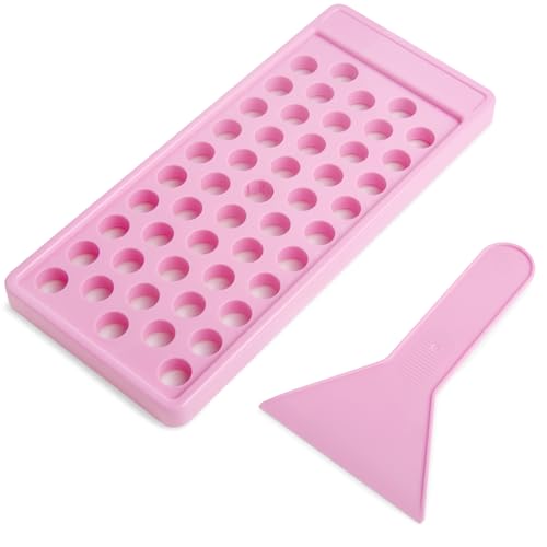 JuLand Lip Balm Filling Tray Set with 50-Cavity Mold & Tools