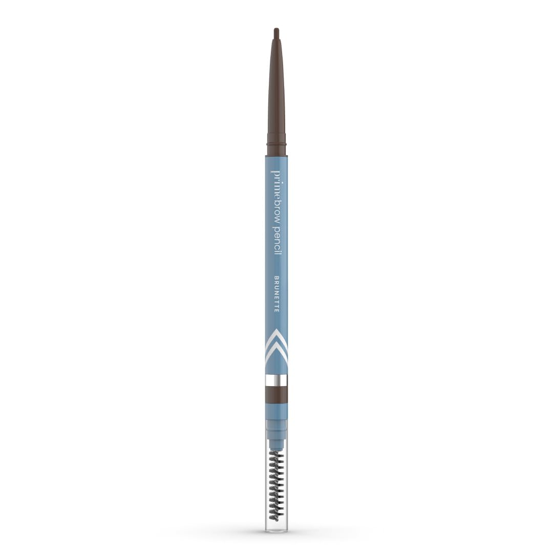 PrimeBrow Pencil for Mature Women - Ultra-Precise Tip for Natural Hair-Like Strokes | Smudge-Proof & Long-Lasting (Ash Brown)