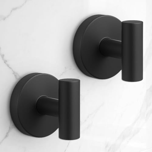 Heavy Duty Suction Cup Hooks - 2 Pack for Shower & Bathroom