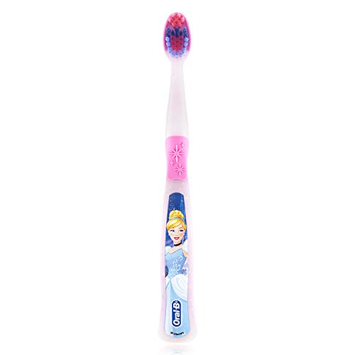 Children's Battery-Powered Princess Toothbrush Pack of 6 – Extra Soft Bristles for Sensitive Gums