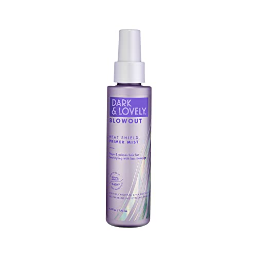 Dark and Lovely Blowout Heat Shield Hair Primer & Protectant Spray, 4.4 oz