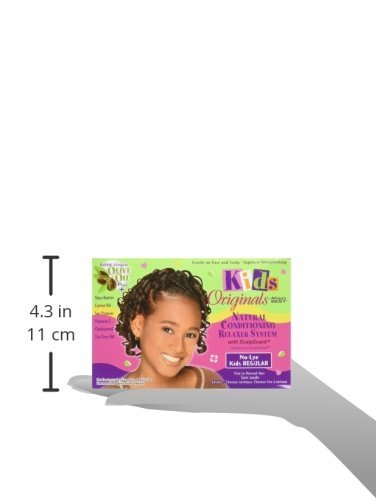 Kids Organic Conditioning Relaxer System for Hair Straightening - Gentle & Organic