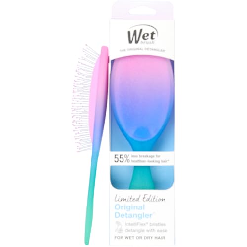 Wet Brush Original Detangler Hair Brush - Electric Sky Purple