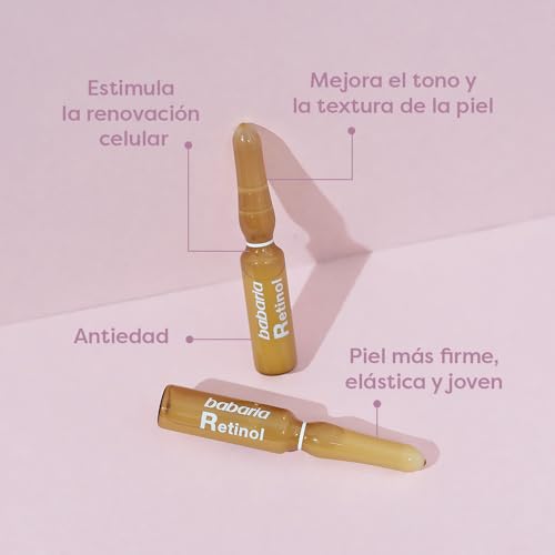 Babaria Retinol Ampoules Anti-Aging Collagen Boost for All Skin Types - 5 x 2ml