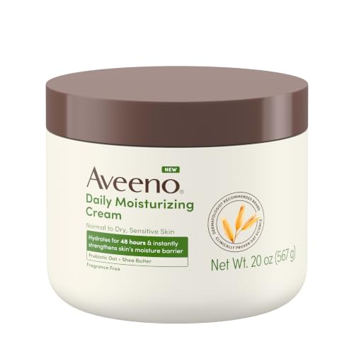 Aveeno Daily Moisturizing Cream 20 Oz for Sensitive Skin