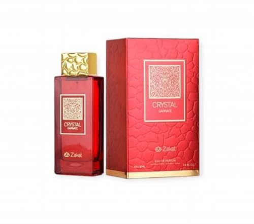 Zakat Crystal Garnate Eau de Parfum for Women - 3.8 Fl Oz Luxury Scent