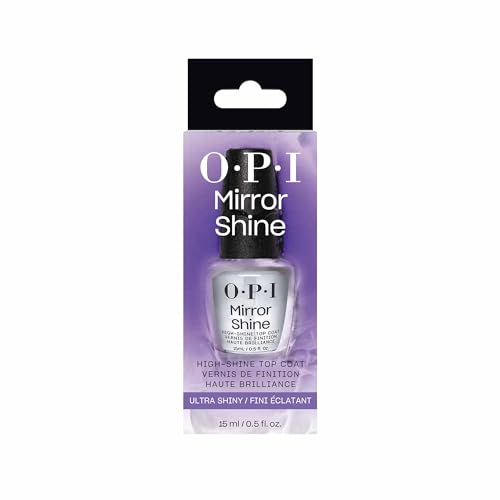 OPI Nail Lacquer Mirror Shine Top Coat – Long-Lasting Glossy Finish