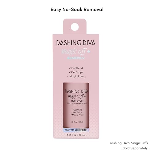 Dashing Diva Nailbliss Gel Manicure Set - Rosewater Glaze, 30 Glue-On Almond Nails