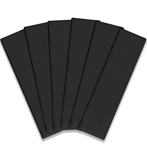 IVARYSS Non-Slip Workout Headbands for Women - 6 Pack Black