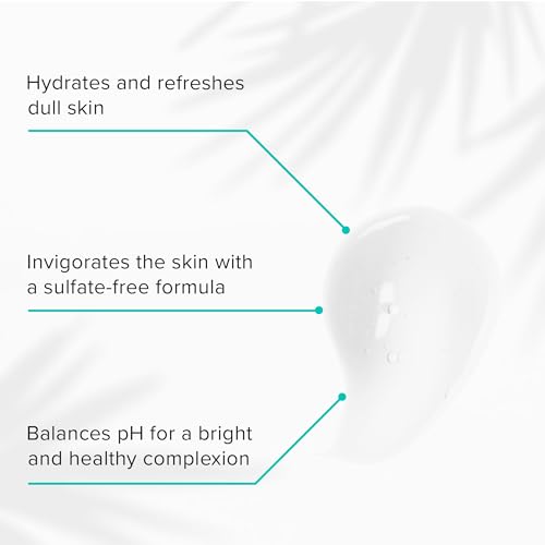 ClarityRx Vitamin C Facial Cleanser 1 Fl Oz - Natural Brightening Face Wash with Lactic Acid