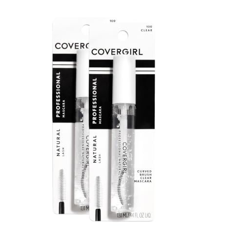 Covergirl Professional Natural Clear Lash & Brow Gel Mascara 0.34 oz (Pack of 2)