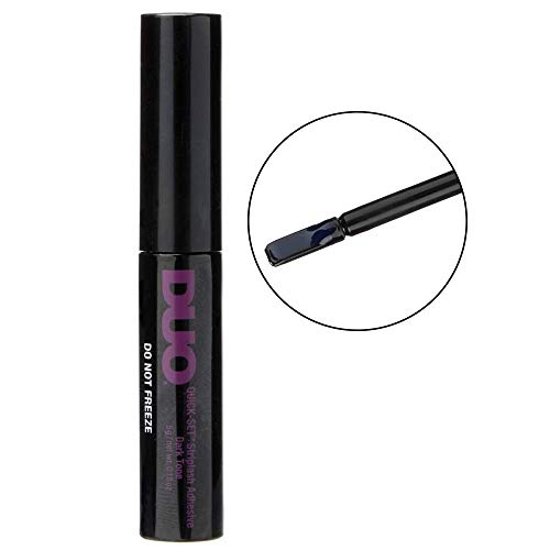 DUO Quick-Set Dark Eyelash Glue - Waterproof, Fast-Drying 2-Pack
