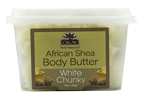 OKAY Shea Butter White Chunky Deep Moisturizing Lotion - 10 Ounce