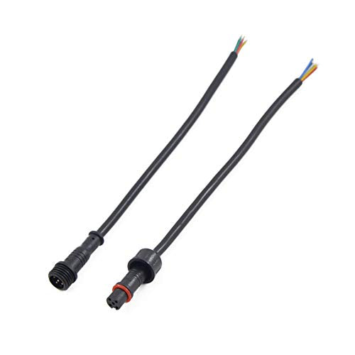 5 Pairs 5-Pin Waterproof Electrical Connectors with 20cm Cable
