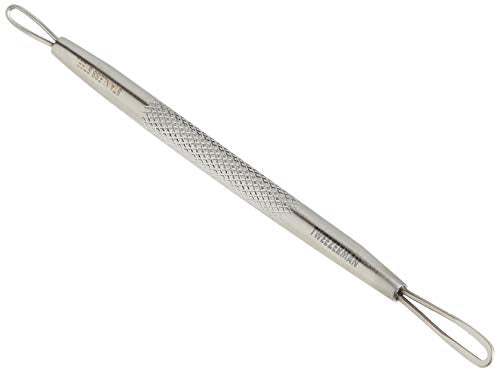 Tweezerman No Slip Skin Care Tool, Stainless Steel Blackhead Extractor