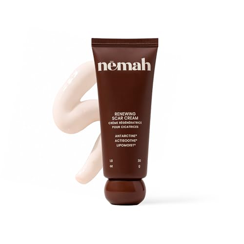 Nemah Restorative Scar Treatment, C Section Recovery, Scar Cream for Surgical Scars, Ideal to Reduce the C Section and Acne Marks, Dermatologist Approved, Antioxidant Rich, Vegan Formula, 1 oz