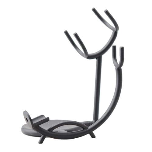 Grandslam Black Razor and Brush Stand Set with Shaving Bowl