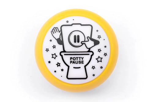 Potty Pause Push-Button Light for Potty Training Toddlers - Yellow