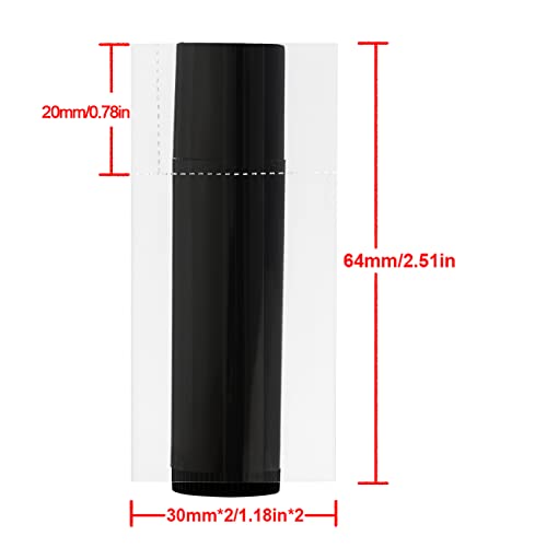 500 Pcs Shrink Wrap for Lip Balm Tubes - Easy to Use & Professional Finish