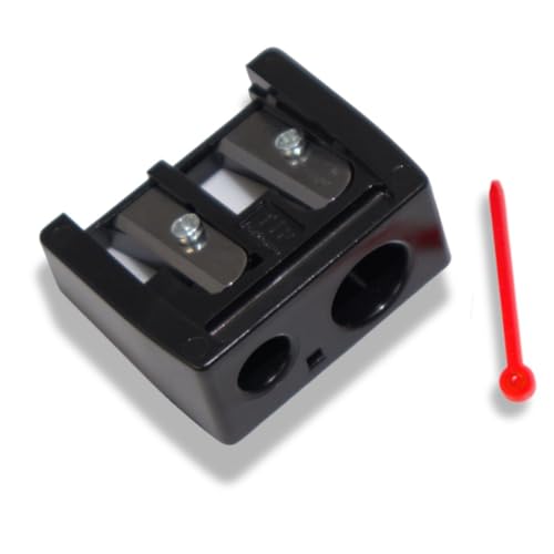 METIER Dual-Barrel Eye & Lip Pencil Sharpener | Precision & Travel-Friendly