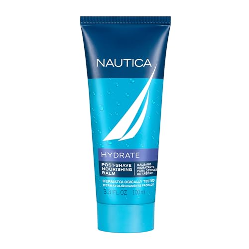 Nautica Aftershave Balm for Men - Hydrating & Soothing, 3.3 fl oz
