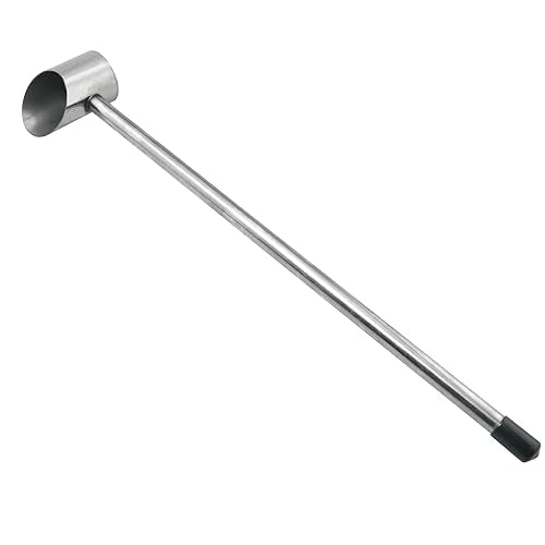 Stainless Steel Sugar Spoon for Cotton Candy Machine - 12.6 inch Long Handle