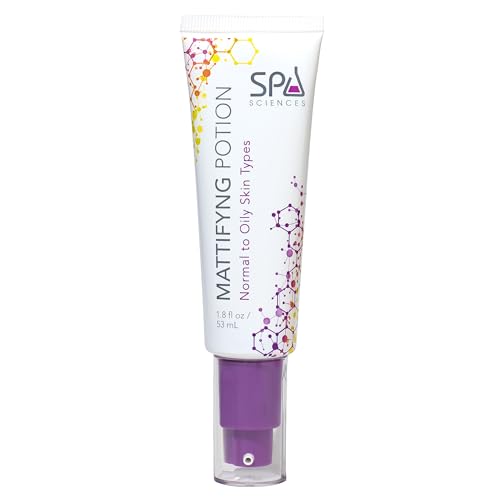 Spa Sciences Mattifying Potion - Oil-Control Moisturizer with Charcoal & Niacinamide - 1.8oz
