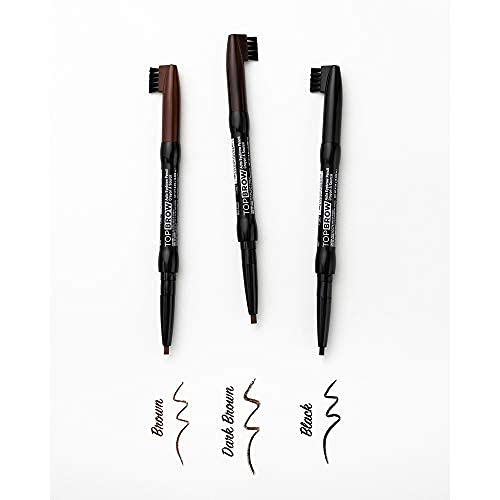 Kiss New York Professional Retractable Eyebrow Pencil with Brush - Black