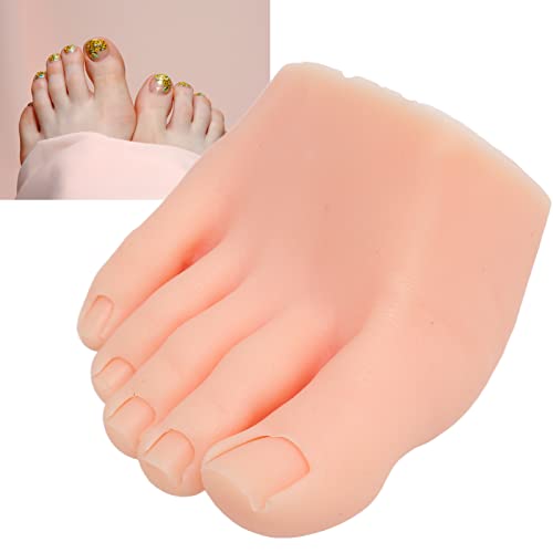 Dioche Silicone Half Foot Model for Nail Art Training and Pedicure