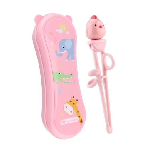 Kids Training Chopsticks with Portable Case - BPA-Free & Adjustable