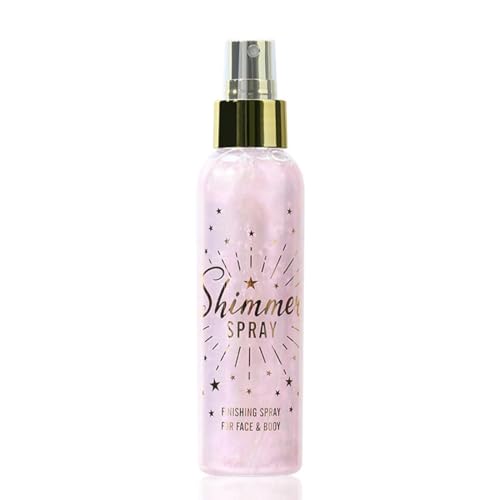 Pink Glitter Body & Hair Spray 3.72 fl oz for Festival & Raves - ZENTANMEI