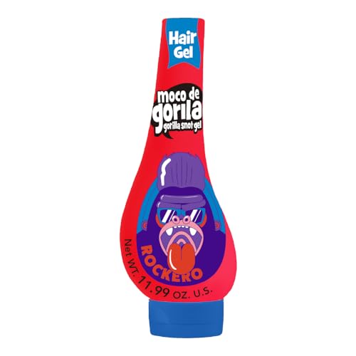 Moco de Gorila Explosive Rocker Hair Gel - Long-Lasting Hold, 3 Pack