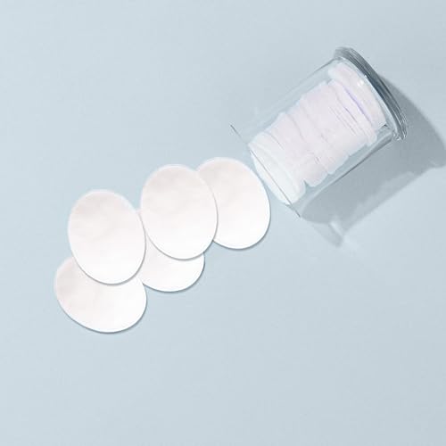 Diane Large Cotton Ovals Makeup Remover Pads - 100% Pure Cotton, 100-Count